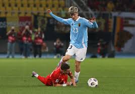 Late equaliser sees North Macedonia hold Belgium to draw ...