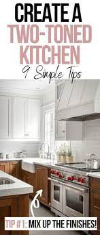 Two Toned Kitchen Cabinets Are All The Rage Right Now Whether You Choose The Classic Gre Two Tone Kitchen Kitchen Cabinets Color Combination Two Tone Cabinets