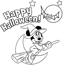 Get crafts, coloring pages, lessons, and more! Cute And Spooky Halloween Mickey Mouse Coloring Page Mitraland
