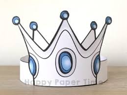 There are various paper crown templates available here. Princess Crown Paper Template Printable Kids Crafts By Happy Paper Time