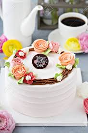 This stunner is perfect for mother's day! Mothers Day Cake With Flowers Stock Photo Picture And Royalty Free Image Image 120474970
