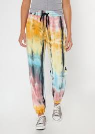 Black And Orange Tie Dye Sweatpants Black Wash Tie Dye Boyfriend Joggers Joggers Sweatpants Rue21 In 2020 Tie Dye Black Tie Dye Rainbow Tie