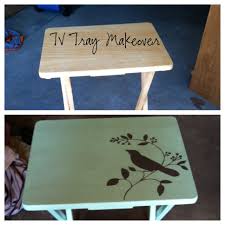 From Drab To Fab Tv Tray Makeover Tv Tray Makeover Tv Trays Furniture Makeover
