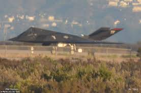 Down below, the enemy sits unaware while a sleek, metallic creature slices through the dark. Usaf Is Still Flying The Original F 117 Stealth Fighter 12 Years After It Was Officially Retired Daily Mail Online
