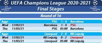 Básicamente, el chelsea el día hoy ganó (en acumulado) 82,4 millones de euros. Ganbutu Soushi On Twitter Europe Uefa Champions League 2020 2021 Round Of 16 1st Leg Result Wed 17 02 21 Barcelona 1 4 Psg