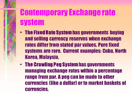 Find information about currency exchange, foreign currency exchange, managing currency risk and more. Pegged Currency And Asian Crisis By Contemporary Exchange Rate System The Fixed Rate System Has Governments Buying And Selling Currency Reserves When Ppt Download