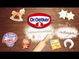 Dr Oetker Weihnachtswerkstatt Folge 3 Vanillekipferl Youtube