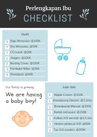 Sudah menentukan perlengkapan bayi baru lahir apa saja yang akan ibu beli? Daftar Perlengkapan Ibu Dan Bayi Baru Lahir Budgetnya Titiw Com