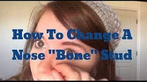 Both nose bones and nose screws remain in your nose securely and are an appropriate choice for daily life. How To Change A Nose Bone Stud Youtube