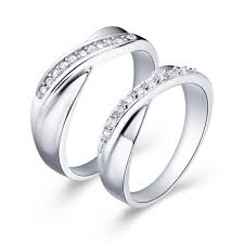 Aliexpress Com Buy 2016 Fashion Vintage Wedding Band For Male Female Rings Simulated Diamond Cryst Couple Wedding Rings Engagement Rings Couple Wedding Rings