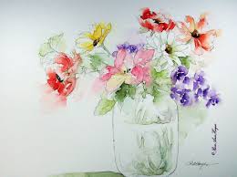 Hello, my name is mrugla. Watercolor Flower Paintings