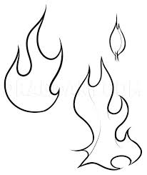 The flame test is an analytical chemistry method used to help identify numerous metals and metalloids. How To Draw A Flame Coloring Page Trace Drawing