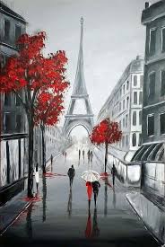 40 Simple And Easy Landscape Painting Ideas For Beginners Simple Acrylic Paintings Paris Art Art Painting