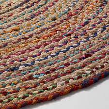 kave home rond vloerkleed saht multicolor laforma samy meubelpartner vloerkleed vloerkleed jute ronde vloerkleden