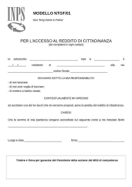 Beneficio.pdf sul sito del ministero del lavoro e delle politiche sociali. Il Modello Per Chiedere Il Reddito Di Cittadinanza