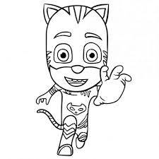 Everyone can be a superhero! Pj Mask Coloring Pages Pdf Coloringfile Com