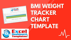 bmi weight tracker chart excel template free download tutorial