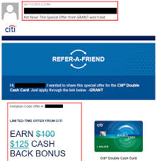 Redeemable for $150 in gift cards at thankyou.com. Citi Double Cash 5 Cash Back Sign Up Bonus After 5 Spend Targeted Referral