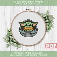Baby Alien Cross Stitch Pattern The Child Series Fantasy Etsy In 2021 Cross Stitch Patterns Stitch Patterns Disney Cross Stitch