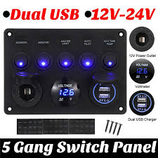 На яндекс.маркете — с 12 мая 2016 года. Buy 5 Gang Switch Multi Functions Panel Dual Usb Socket Charger Led Voltmeter Power For Car Accessories At Affordable Prices Free Shipping Real Reviews With Photos Joom