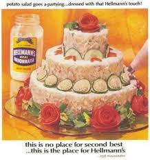 The best creamy potato salad, plus 37 more recipes. Vintage Hellmann S Celebration Potato Salad Advertisement From The 1960s Hellmanns100 Cake Decorating Books 70s Dinner Party Retro Recipes