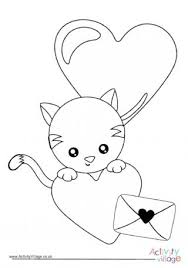 Free printable cat coloring pages. Puppy Kitten Coloring Pages Novocom Top