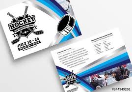 College Ice Hockey Flyer Layout With Colourful Stripes Ad Hockey Ice College Flyer Stripes Flyer Layout Flyer Ice Hockey