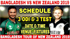 The tour will include three test matches and three one day internationals. Bangladesh Cricket News Bangladesh Tour Of New Zealand 2019 Ban Vs Cricket News New Zealand Youtube
