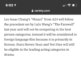 It's impossible to say with any confidence just exactly he chooses his roles. Jeff Yang On Twitter I Don T Know If A24 Or The Hfpa Needs To Hear This But It S Truly Unfortunate To See American Films By American Directors Put Into The Foreign Language