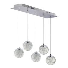 Et2 orb 4 1/2 wide clear bubble glass mini pendant $ 148.00. Orb Ii Linear Multi Light Pendant By Et2 E24265 91pc