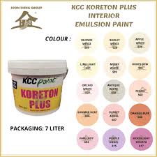 Menggambar dan melukis kapur tema adalah aplikasi menggambar cepat untuk ponsel anda. Ss520 Kcc Koreton Plus Interior Emulsion Paint 7 Litre Cat Kapur Cat Dalam Rumah Cat Dinding
