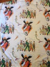 Peter Pan Bed Sheet Set Full Size 90s Tinkerbell By Thewabisabi Sheet Sets Full Bed Sheet Sets Vintage Sheets