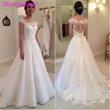 Browse david's bridal pretty collection of modest wedding gowns, including dresses with sleeves & conservative styles, all at amazing prices. Qfs055 Robe De Mariage Beautiful Modest A Line Lace Wedding Dresses 2019 Custom Gowns Bridal Dress Princess Vestidos De Noiva Buy At The Price Of 96 20 In Aliexpress Com Imall Com
