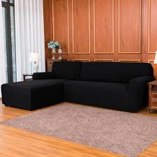 See more ideas about u shaped sectional sofa, u shaped sectional, sectional sofa. Red Barrel Studio Stretch L Shaped 3 Seats Sectional Box Cushion Sofa Slipcover Reviews Wayfair