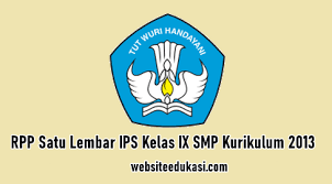 Contoh rpp abad 21 smp ips kelas 7. Rpp 1 Lembar Ips Kelas 9 K13 2021 2022 Lengkap