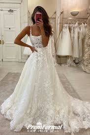 Get the best deals on wedding dresses for a petite bride and save up to 70% off at poshmark now! Lace Applique Flowers A Line Wedding Dresses Petite Brides Bwd028 4prom Co Uk