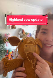 Finger Knit Cow