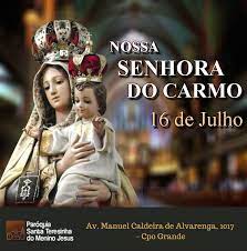 Vamos rezar para nossa senhora do carmo. Facebook