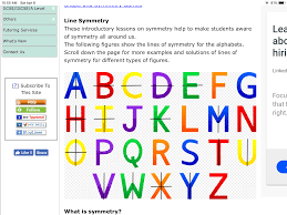 Which of the letters of the english alphabet have only one line of symmetry ? Using The Alphabet To Show Line Symmetry 4th Grade Math Symmetry Just Add Magic