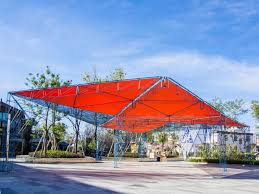 People S Architecture Office Develops Modular Tangram Canopy Canopy Architecture Canopy Design Garden Canopy
