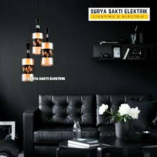 Memiliki lampu dengan warna yang sama dengan furnitur utama dalam satu ruangan mampu menghasilkan dekorasi yang rapi 8. Jual Lampu Gantung Minimalis Tamu 3 In 1 Lampu Hias Kamar Tidur Terbaru Juli 2021 Blibli