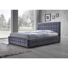 More details century furniture kendall velvet upholstered queen bed details handcrafted bed. Baxton Studio Margaret Modern Grey Velvet Button Tufted Platform Bed Queen Walmart Com Walmart Com