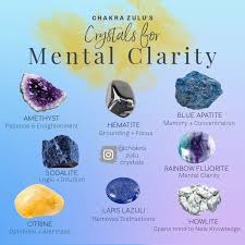 Crystals For Mental Clarity In 2020 Spiritual Crystals Meditation Crystals Crystals