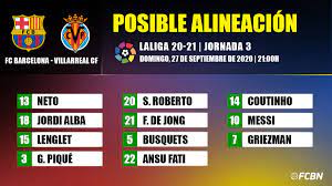 Ansu helps the koeman era at barcelona get off to a flyer. The Possible Alignments Of The Fc Barcelona Villarreal