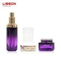 Set de cosméticos de vidrio morado degradado al por mayor ...