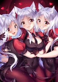 Cute Cerberus Helltaker In 2020 Anime Cerberus Demon Girl