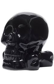 Black Skull Bank Skull Decor Black Skulls Skull