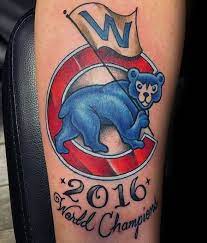 Explore cool mlb baseball team ideas. Mens Cool Inner Forearm Chicago Cubs Tattoo Design Inspiration Chicago Cubs Tattoo Cubs Tattoo Tattoo Designs Men