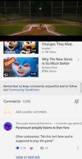 Watch trailers & learn more. Small But The Sonic Movie Trailer Is No Longer Made For Kids Which Means Comments Are Back Up Sonicthemovie