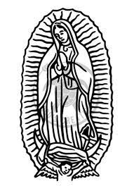 Virgen De Guadalupe Svg Jpeg Png Etsy Mary Tattoo Coloring Pages Virgen De Guadalupe